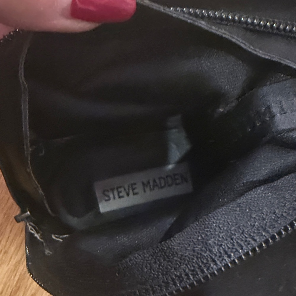 Steve Madden Black Over-the-Knee Boots - Picture 3 of 6